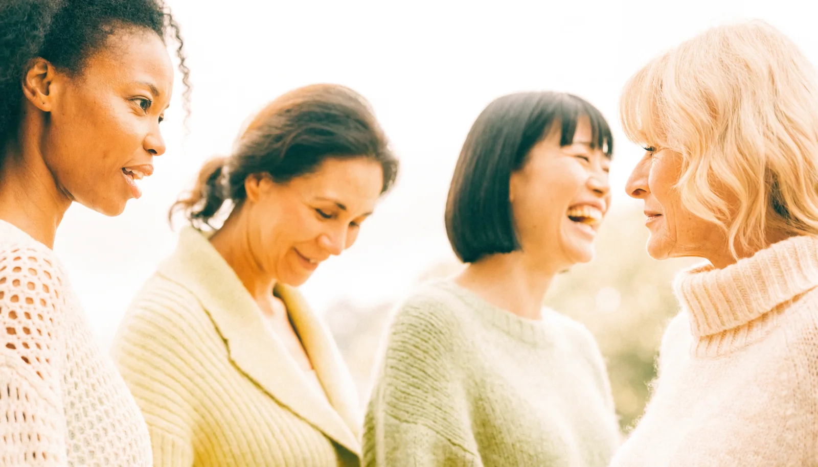 A group of four women